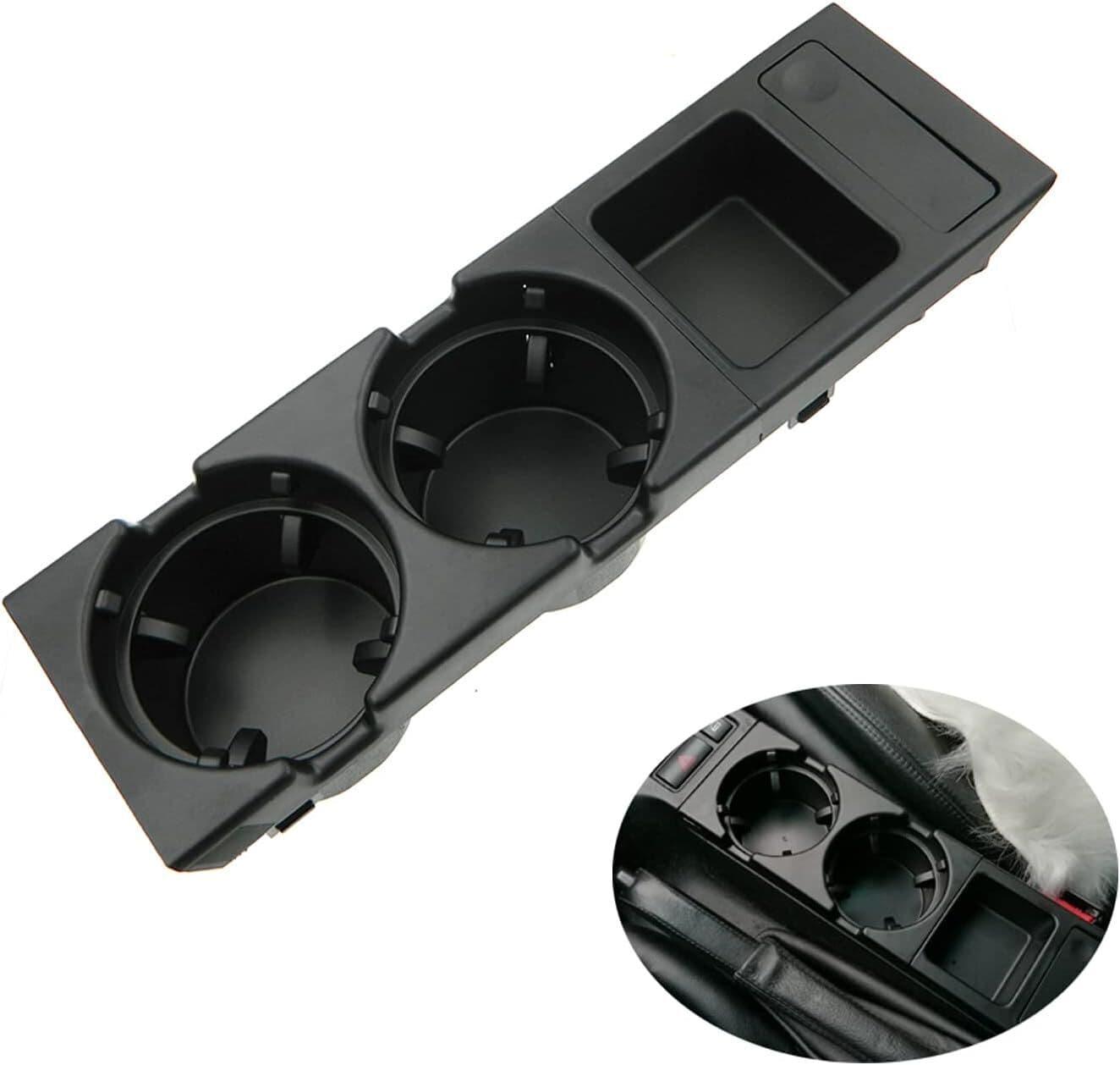 Bmw E46 Bardaklık ve Madeni Para Kutusu Siyah