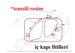 Mercedes ML Serisi W164 Kapı Fitili Kadifeli