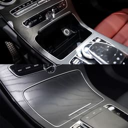 Mercedes W205 Bardaklık Çerçevesi Nikelajı Krom