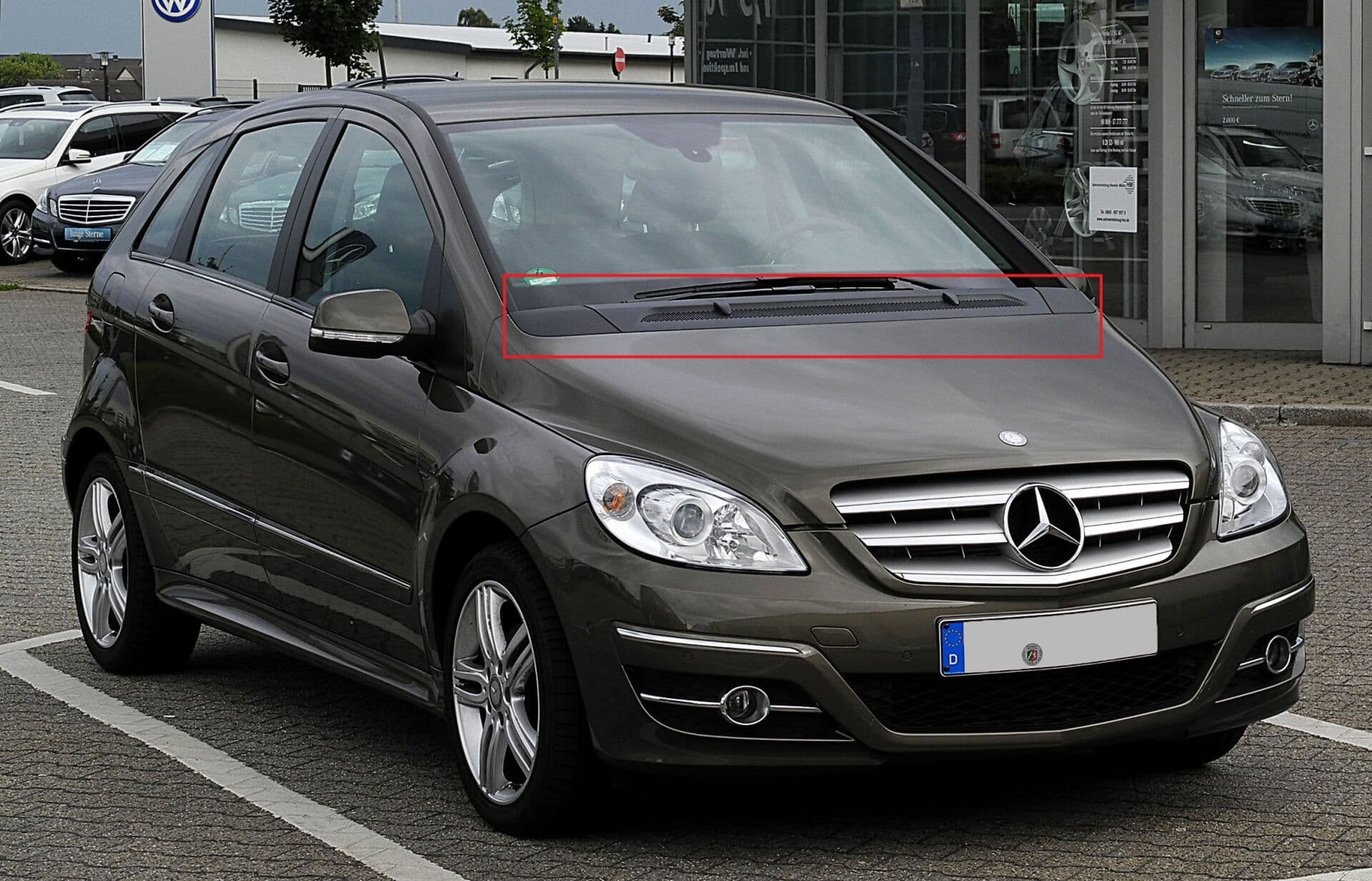 Mercedes B Serisi W245 Cam Alt Izgarası Set 3 Parça