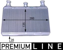 Bmw E60 Kalorifer Radyatörü | BEHR AH115000P