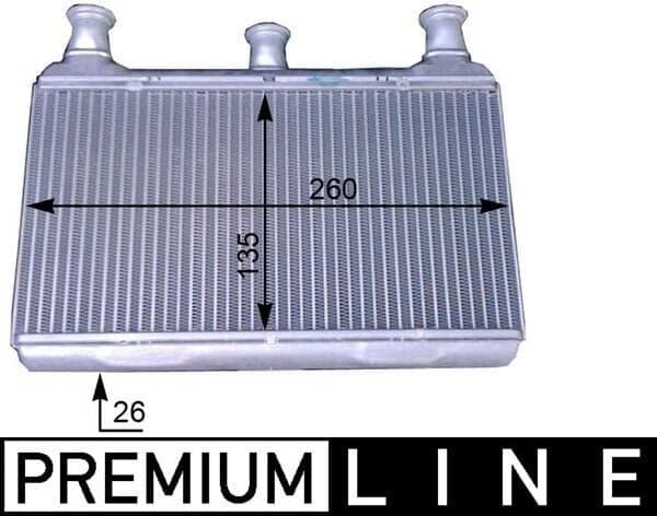 Bmw E60 Kalorifer Radyatörü | BEHR AH115000P