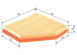 Bmw 2 Serisi 218i F22 B48 Hava Filtresi | BOSCH F026400270