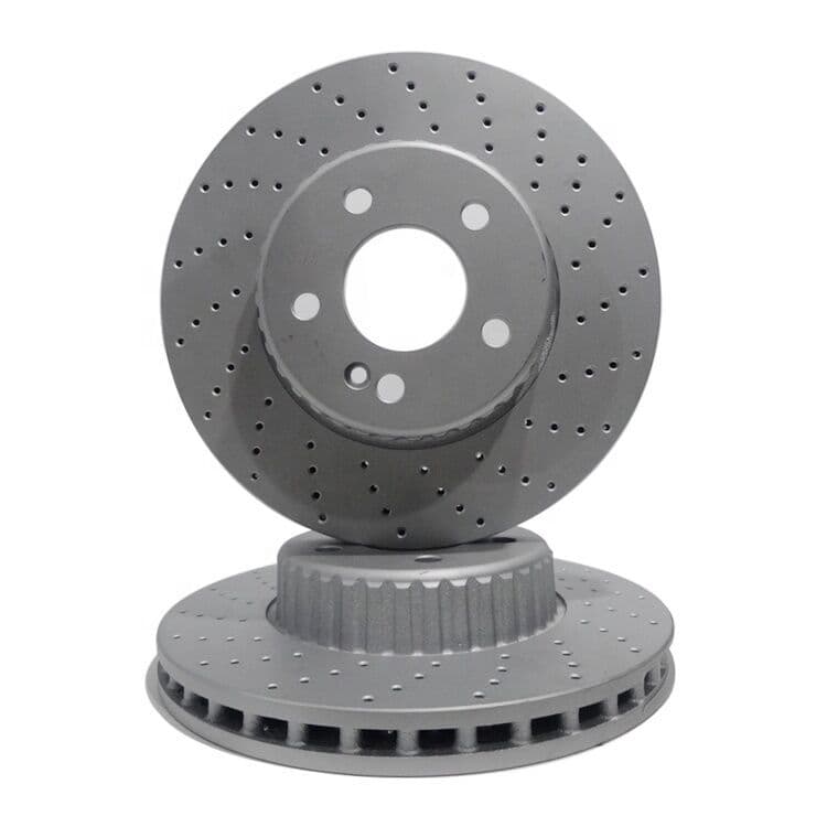 Mercedes W205 Ön Fren Diski Takım Spor Tip Delikli | BRAXIS AE1090