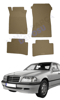 Mercedes C Serisi 1993-1999 W202 Lastik Paspas Bej Koku Yapmaz Orijinal Kesim Schönek