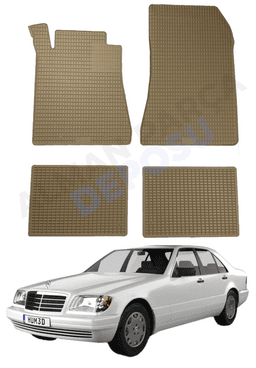 Mercedes S Serisi 1992-1998 W140 Lastik Paspas Bej Koku Yapmaz Orijinal Kesim Schönek