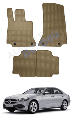 Mercedes C Serisi 2020- W206 Lastik Paspas Bej Koku Yapmaz Orijinal Kesim Schönek