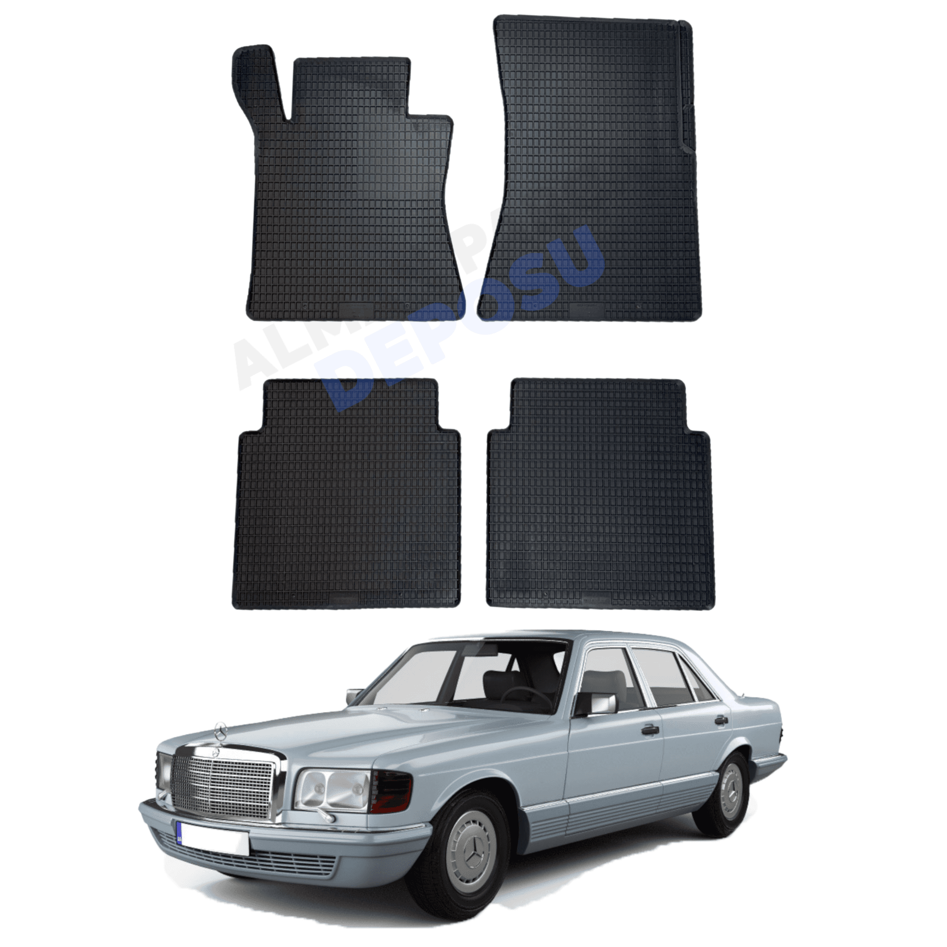 Mercedes W126 Lastik Paspas Siyah Koku Yapmaz Orijinal Kesim Schönek