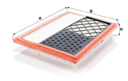 Mercedes GL X164 GL 350 CDI BlueEFFICIENCY OM642 Hava Filtresi | MANN C25004