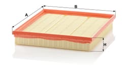 Mercedes S Serisi W220 1998-2005 S 400 CDI OM628 Hava Filtresi | MANN C26110/2