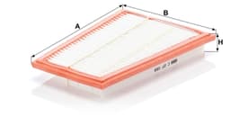 Mercedes GL X164 GL 350 CDI BlueEFFICIENCY OM642 Hava Filtresi | MANN C27006