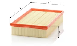 Mercedes E Serisi W210 1995-2003 E 320 (V6) M112 Hava Filtresi | MANN C32164