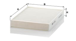 BMW 5 Serisi E39 530 d M57 Polen Filtresi | MANN CU 2736-2