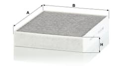 BMW 3 Serisi F30, F31 320i B48 Polen Filtresi | MANN CUK 25001