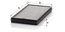 BMW 7 Serisi E65 730 d M57 Polen Filtresi | MANN CUK 3124-2