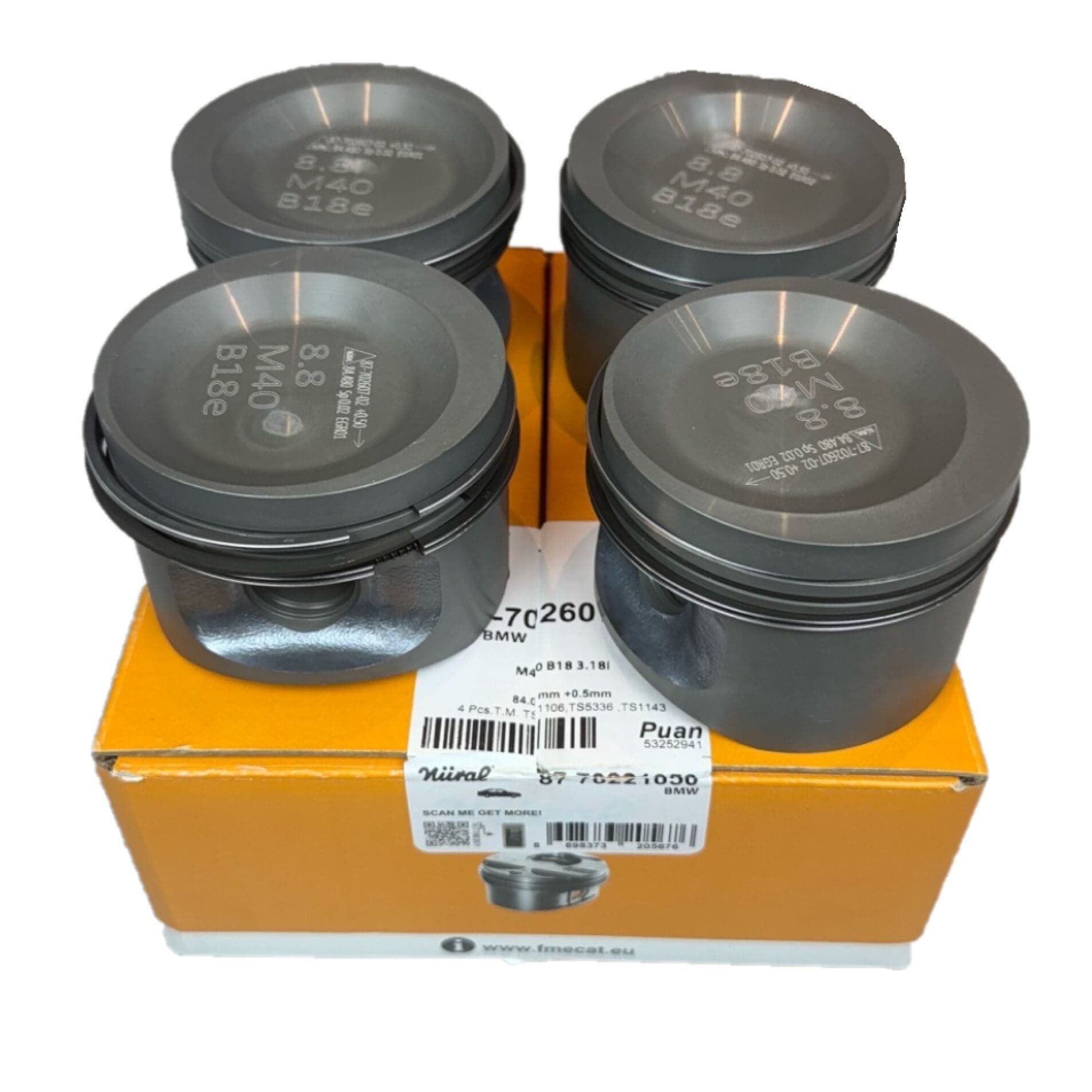 BMW E36 M40 Piston+Sekman 0.50 84.50MM