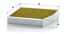 Mercedes GLA X156 GLA 200 M270 Polen Filtresi | MANN FP26007