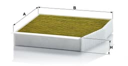 Mercedes GLA X156 GLA 200 M270 Polen Filtresi | MANN FP26007