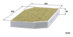 BMW 5 Serisi G60 520i Mild-Hybrid B48 Polen Filtresi | MANN FP 38004