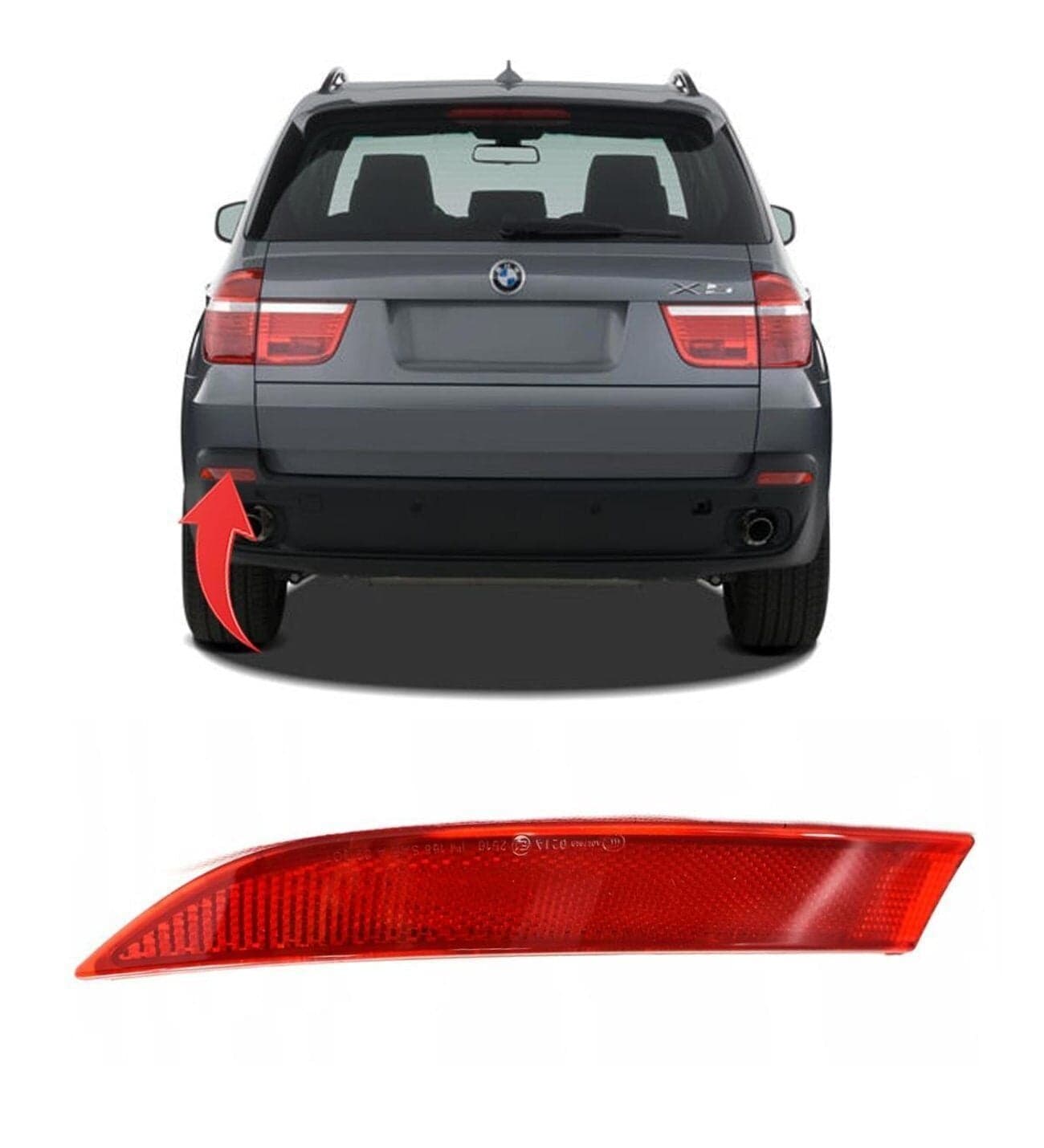 Bmw X E70 Reflektör Arka Tampon Sol | GKL 340384