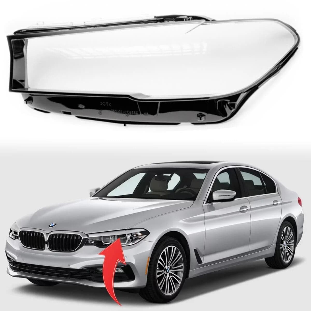 Bmw 5 Serisi G30 2016-2018 Far Camı Sol | GKL 340836