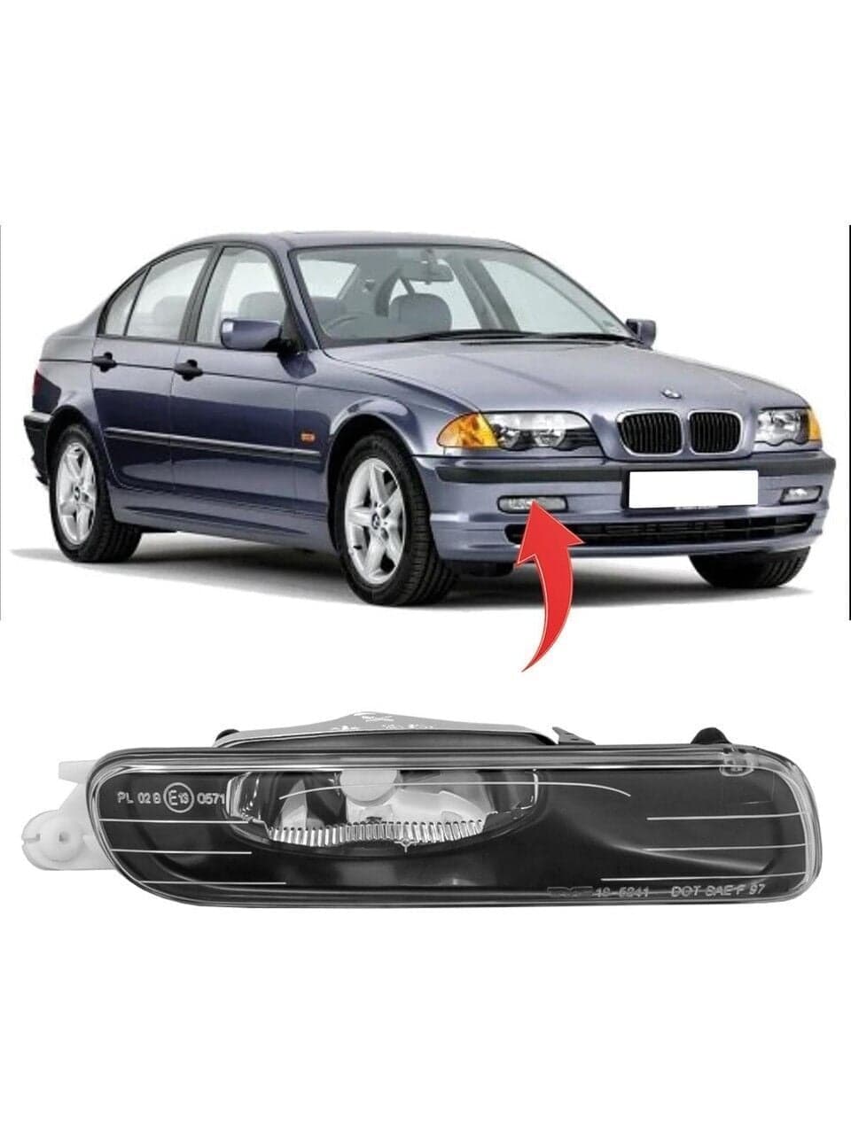 Bmw 3 Serisi E46 1997-2006 Sis Farı Sağ | GKL 340908