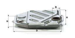 Mercedes E Serisi W210 1995-2003 E 420 M119 Yağ Filtresi | MANN H2014NKIT