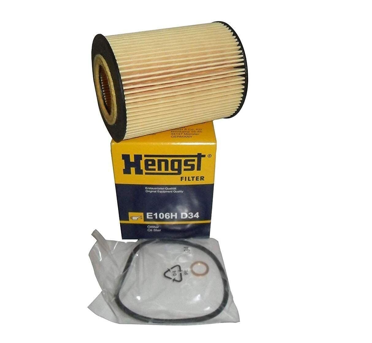 BMW 3 Serisi E46 325i/Ci/Xi M52 M54 M56 Yağ Filtresi | HENGST E106HD34