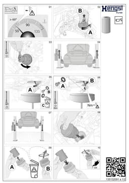Bmw E34 M50 Yağ Filtresi | HENGST E110H D24