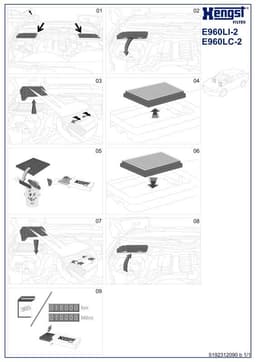 BMW E39 Polen Filtresi | HENGST E960LC-2