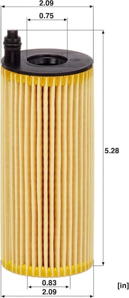 BMW 5 Serisi F10 N47N Yağ Filtresi | MANN HU6004x