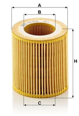 BMW Z4 E89 28i N20 Yağ Filtresi | MANN HU 816ZKIT