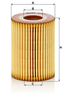 Mercedes M Serisi W164 ML 320 CDI BlueTEC OM642 Yağ Filtresi | MANN HU821X