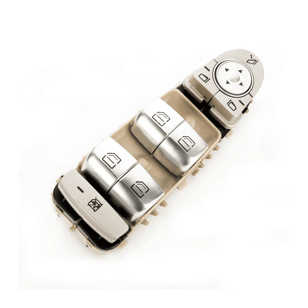 Mercedes W205 Ön Sol Cam Düğmesi Bej | KRAW AN-556C