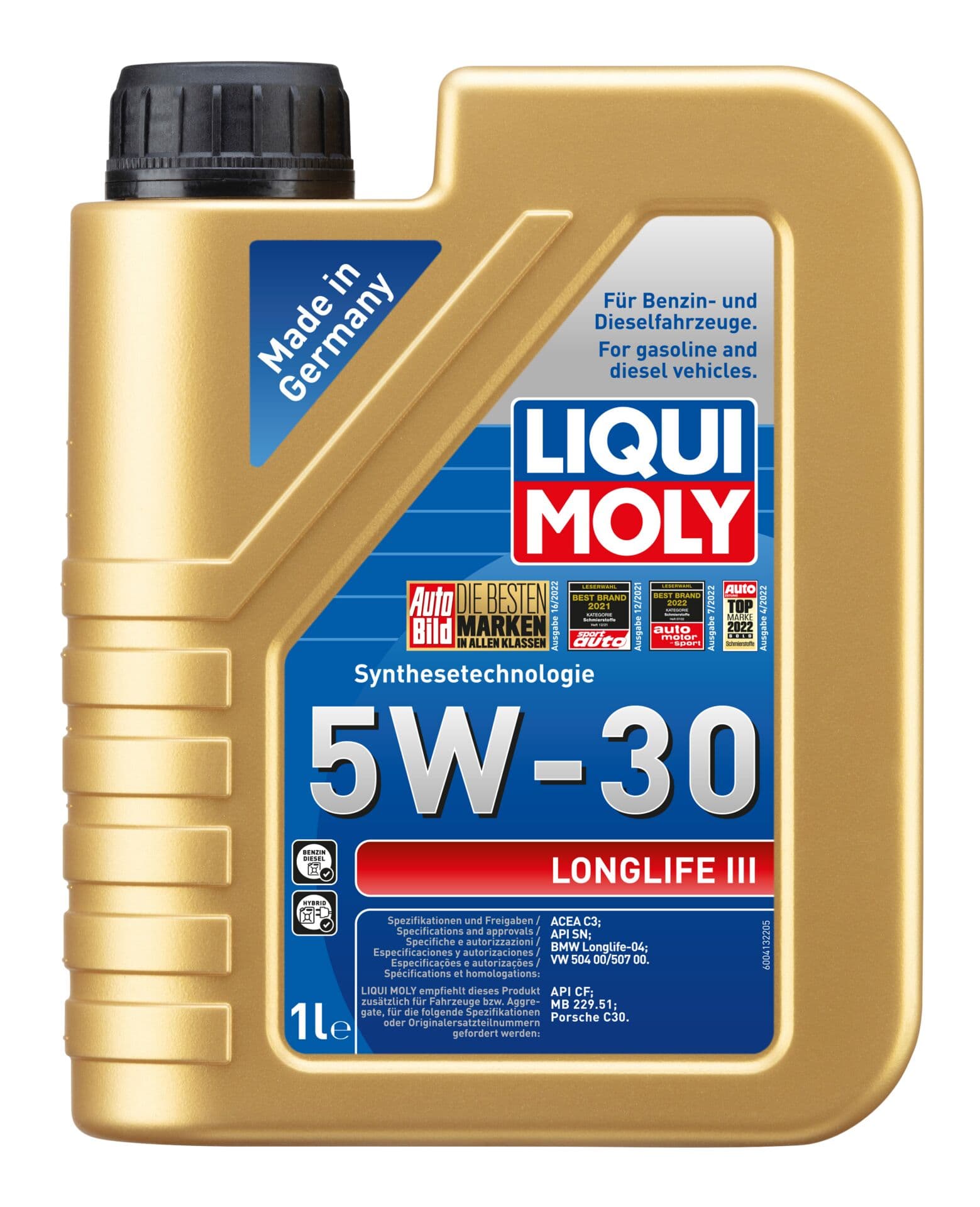Liqui Moly Volkswagen Motor Yağı 5W30 1 Litre | LQM-20820