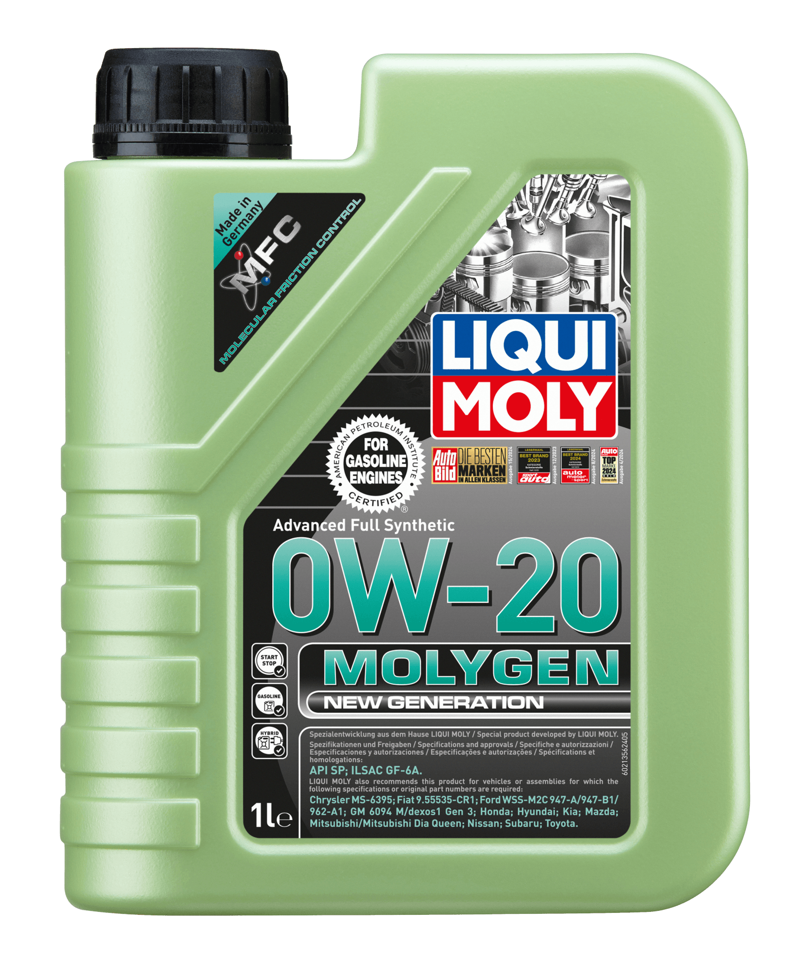 Liqui Moly Molygen New Generation 0W20 1 Litre | LQM-21356