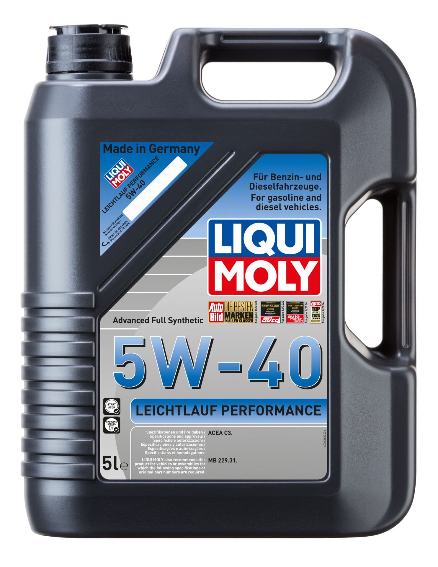 Liqui Moly Leichtlauf Performance 5W40 5 Litre | LQM-21368