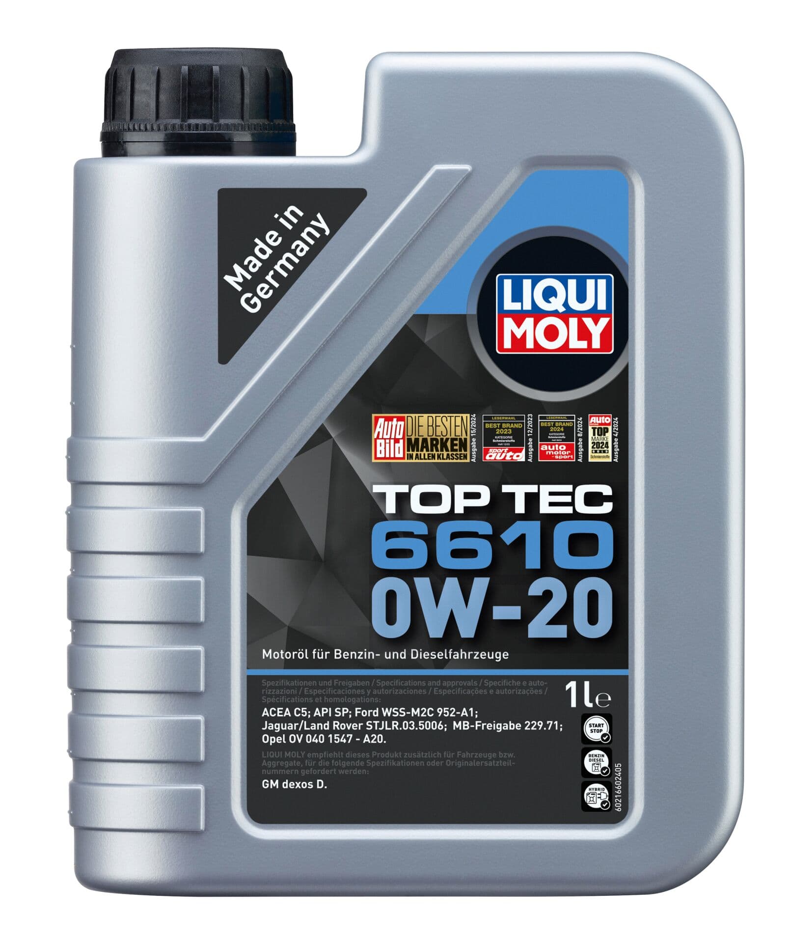 Liqui Moly Top Tec 6610 0W20 1 Litre | LQM-21660