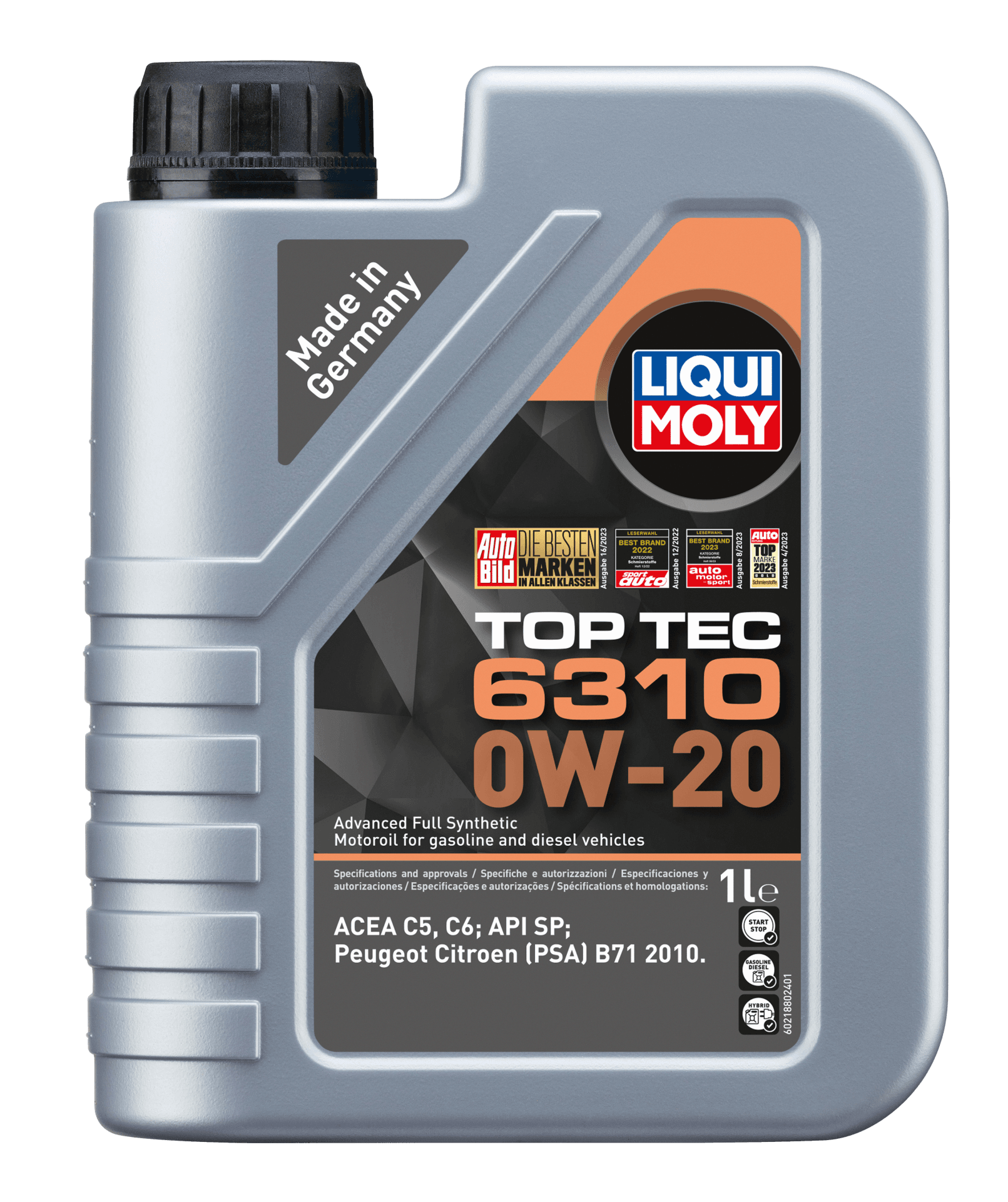Liqui Moly Top Tec 6310 0W-20 (1 Litre) | LQM-21880