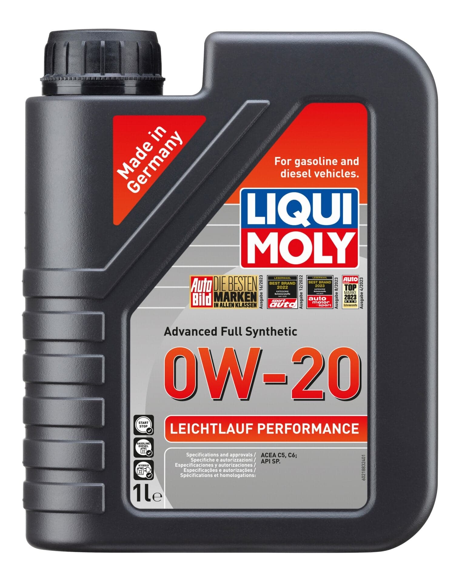 Liqui Moly Leicht­lauf Perform­ance 0W20 1 Litre | LQM-21883