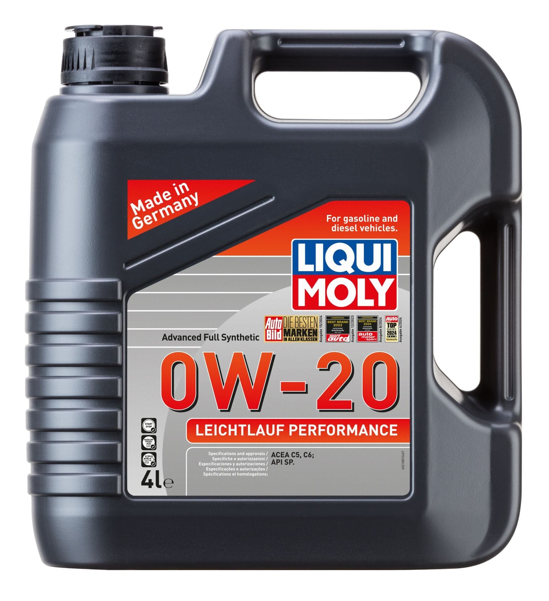 Liqui Moly Leicht­lauf Perform­ance 0W20 4 Litre | LQM-21887