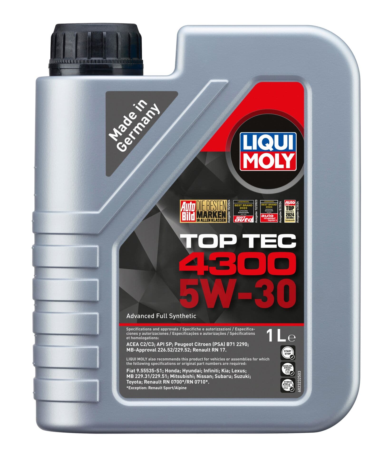 Liqui Moly Top Tec 4300 5W30 Motor Yağı 1 Litre | LQM-2323