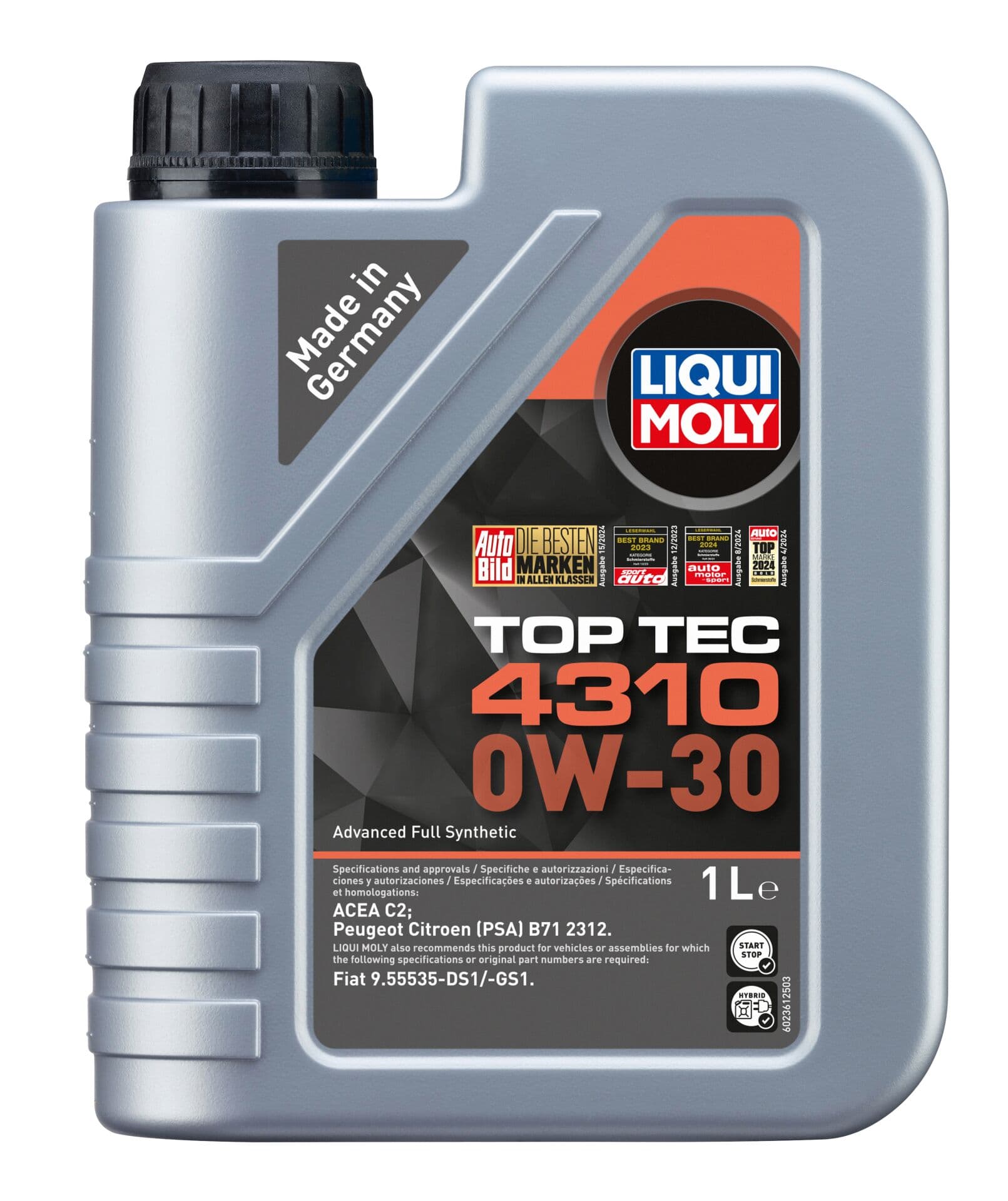 Liqui Moly Top Tec 4310 0W30 1 Litre | LQM-2361