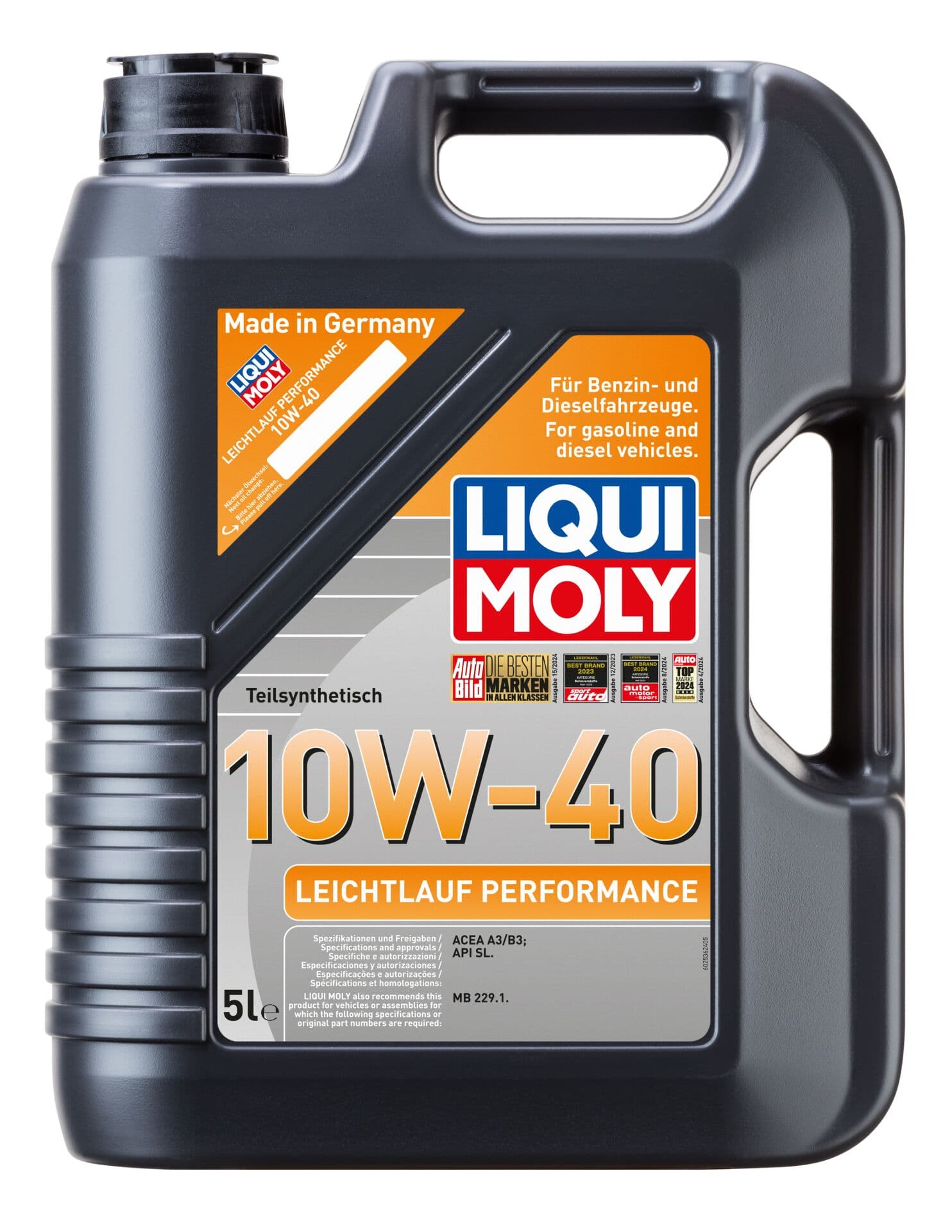Liqui Moly Leichtlauf Performance 10W40 5 Litre | LQM-2536