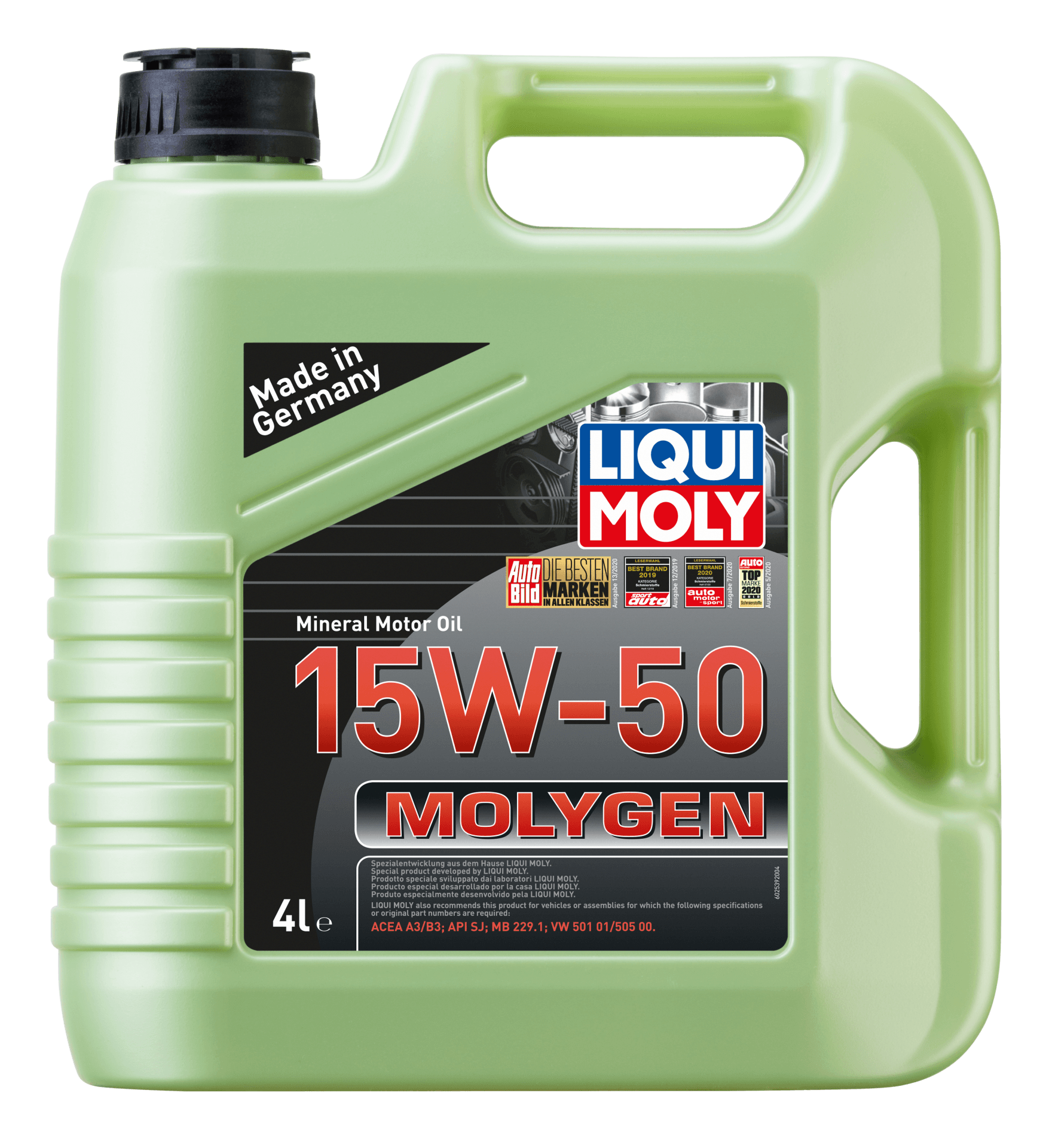 Liqui Moly Molygen 15W-50 (4  Litre) | LQM-2539