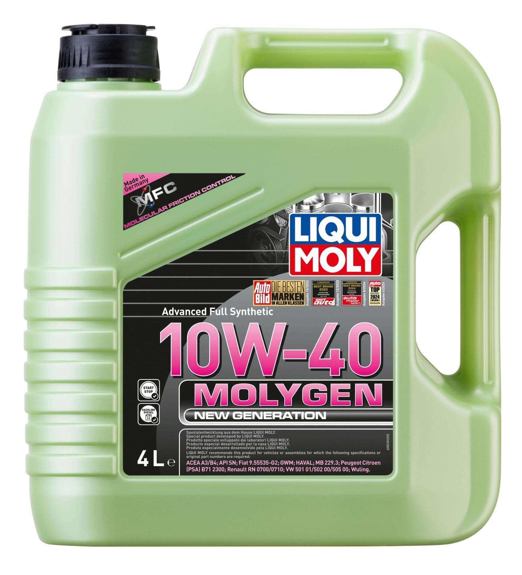 Liqui Moly Molygen New Generation 10W40 4 Litre | LQM-8538