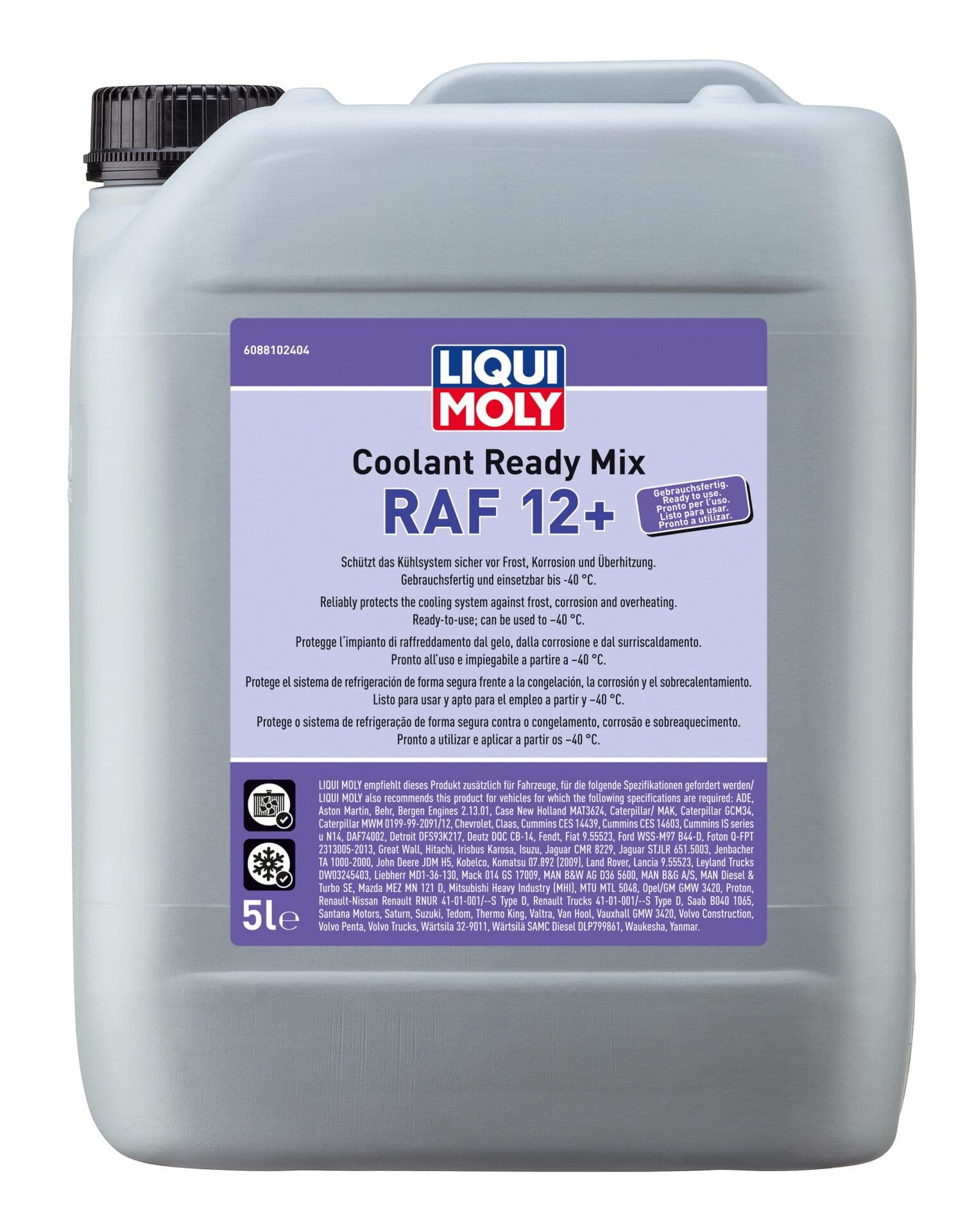 Liqui Moly Kullanıma Hazır Antifriz RAF 12+ 5 Litre | LQM-8810
