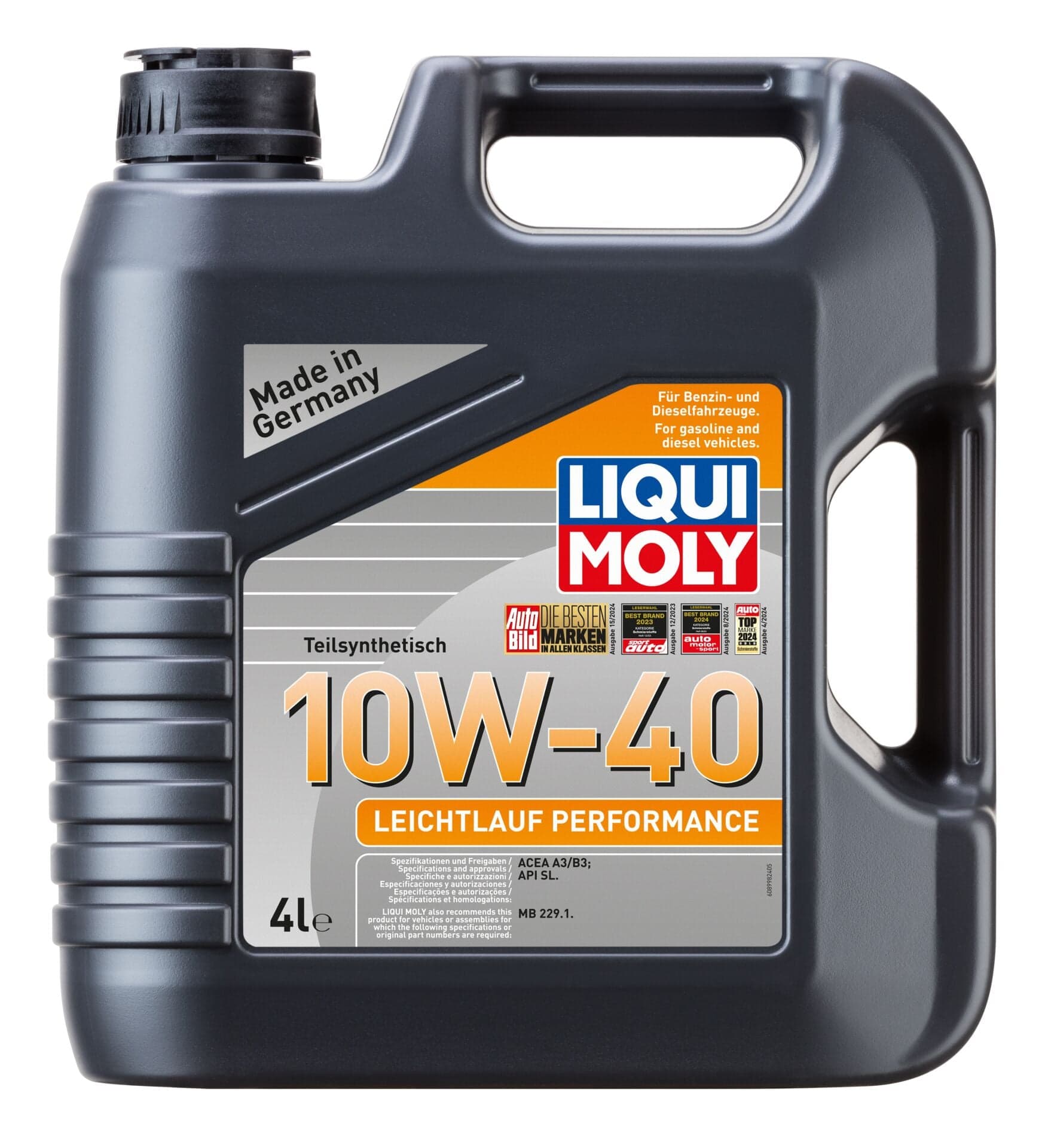 Liqui Moly Performance 10W40 Motor Yağı 4 Litre | LQM-8998