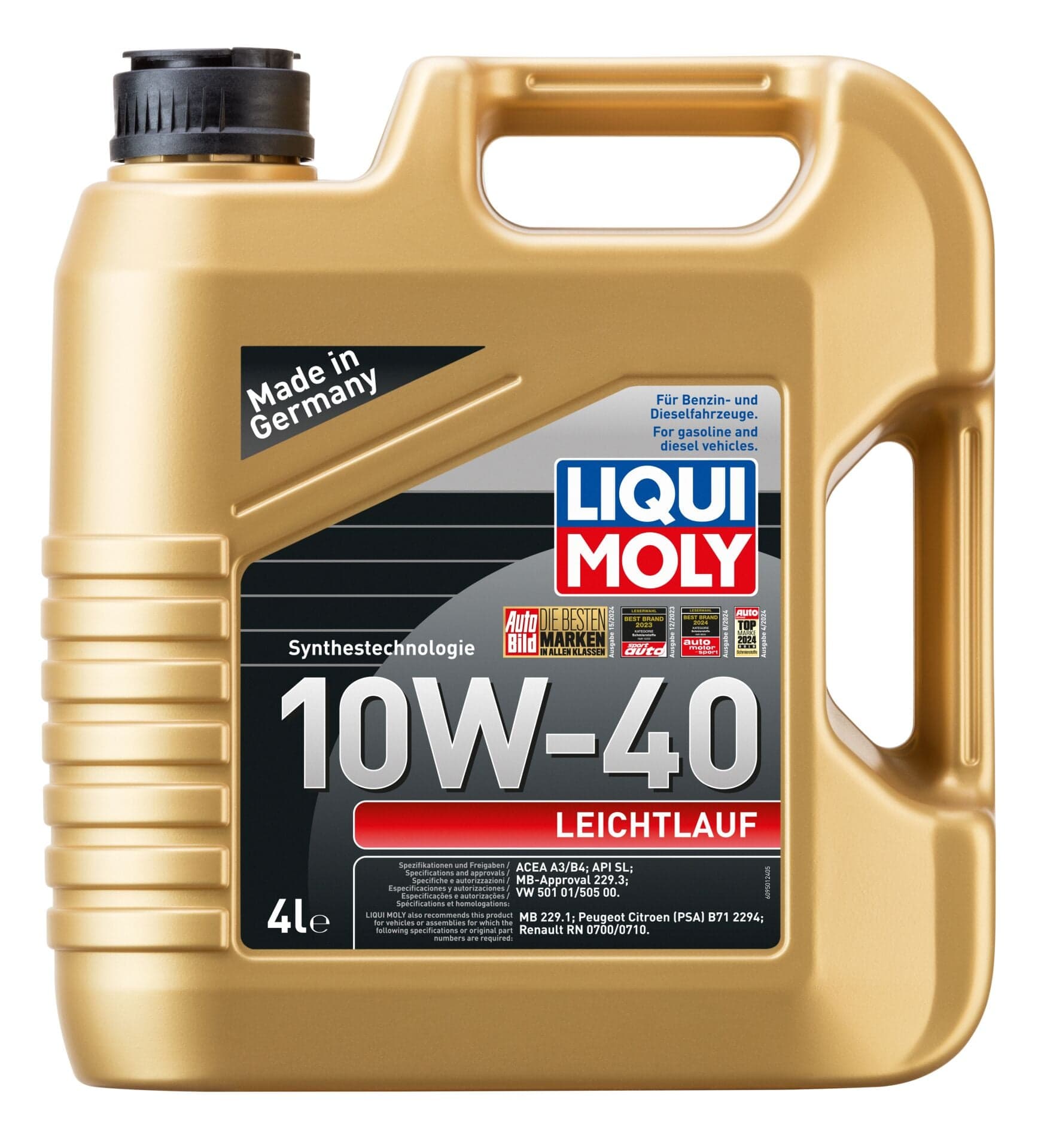 Liqui Moly Leichtlauf 10W40 4 Litre | LQM-9501