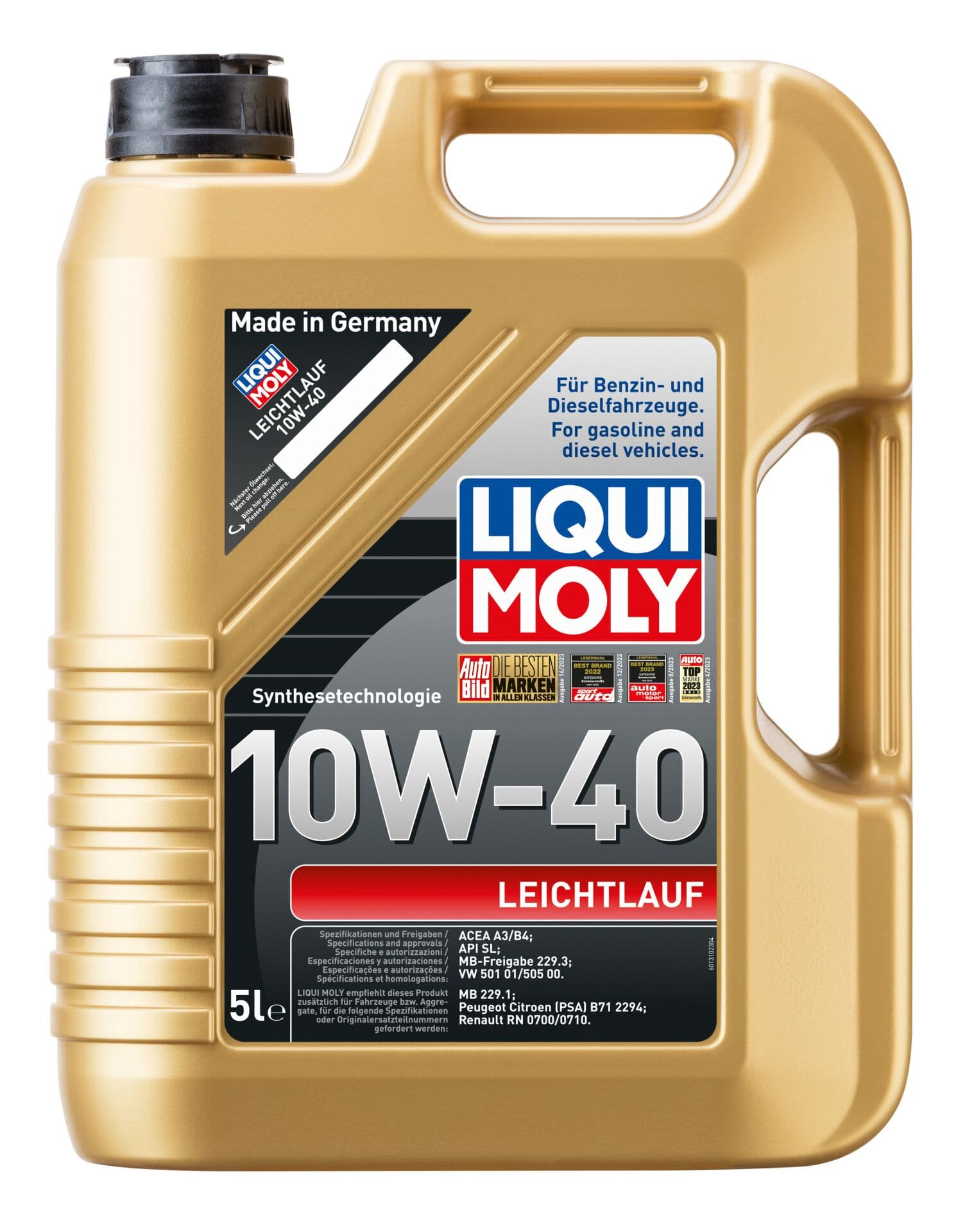 Liqui Moly Leichtlauf 10W40 5 Litre | LQM-9502